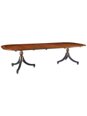 Lillian August Wessex Pedestal Dining Table-94" Double Table