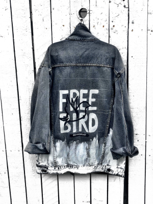 'free Bird' Denim Jacket