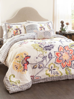 Aster Quilted Comforter Set - 5 Piece Lush Décor®