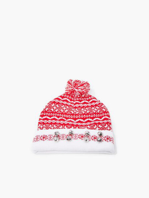 Fair Isle Bell Beanie