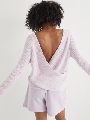 Aerie Ballet Back Sweater