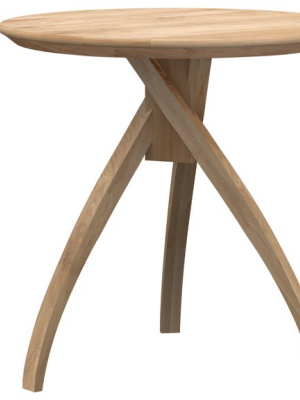 Oak Twist Side Table In Various Sizes