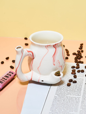 Roast And Toast Ceramic Mug - Pink Marble