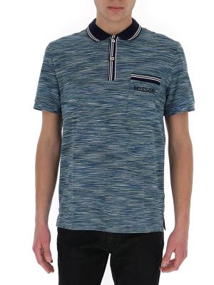 Missoni Logo Embroidered Polo Shirt