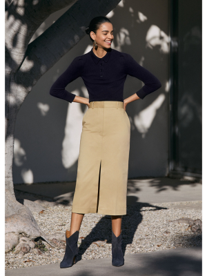 Alexandra Slit Trouser Skirt