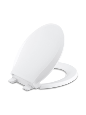 Kohler K-4639 Cachet Q3 Round Closed-front Toilet Seat With Quiet-close Technology