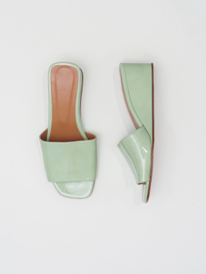 Sol Wedge  Sandal Menta