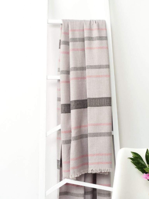 Pewter Cotton Throw