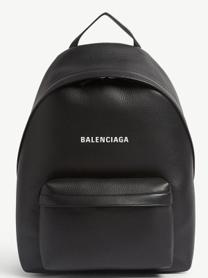 Balenciaga Everyday Logo Print Backpack