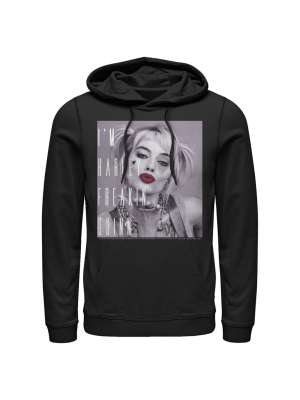 Men's Birds Of Prey I'm Harley Freakin' Quinn Pull Over Hoodie