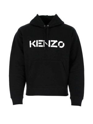 Kenzo Logo Print Hoodie