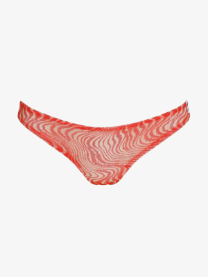 Static Mesh Thong Red/shifting Sand