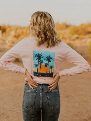 Cali Sunset Long Sleeve (back Print)