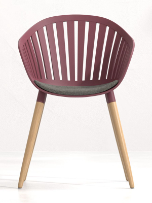 Reel Red Outdoor Dining Chair