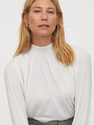 Stand-up Collar Top