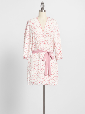 Relaxing Reverie Floral Robe
