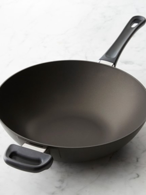 Williams Sonoma Thermo-Clad™ Nonstick Open Wok with Helper Handle, 14