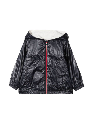 Moncler Enfant Logo Patch Hooded Jacket