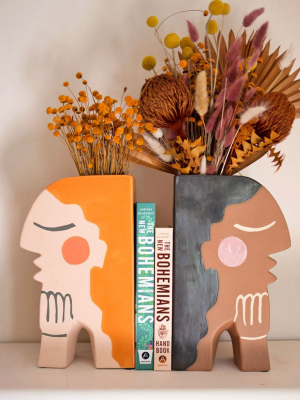Face Bookend Vase By Justina Blakeney®