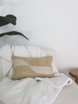 Cream + Tan Forma No. 2 Lumbar Pillow