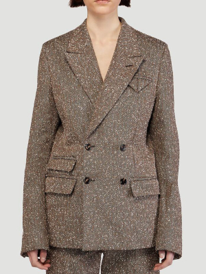 Bottega Veneta Knotted Herringbone Jacket