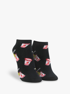 Ramen Print Ankle Socks