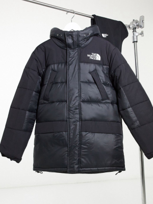 The North Face Himalayan Insulated Parka Jacket In Black
