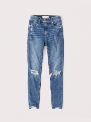 High Rise Super Skinny Ankle Jeans