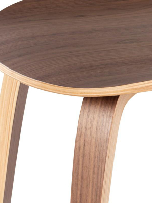 Nuevo Satine Dining Chair - Walnut