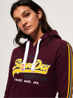 Vintage Logo Applique Hoodie