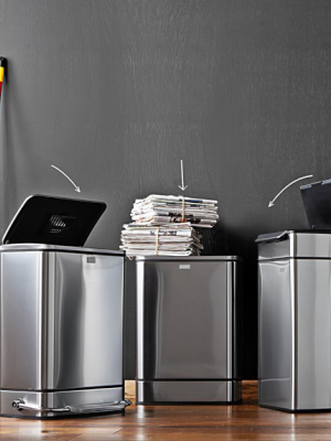 Simplehuman Rectangular Touch Bar Trash Can