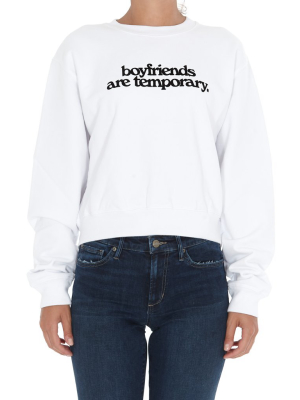 Off-white Boyfriend Cropped Sweatshirt