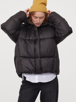 Stand-up-collar Puffer Jacket