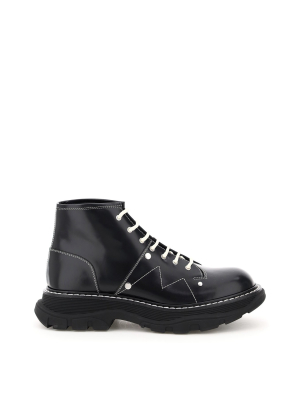 Alexander Mcqueen Lace-up Ankle Boots