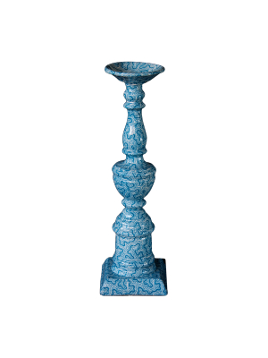 Blue Coral Candlestick