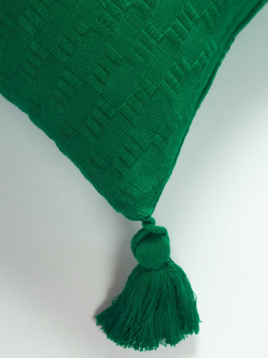 Pre-order: Antigua Pillow - Emerald Solid