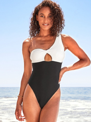 Belle One Shoulder One Piece Swimsuit