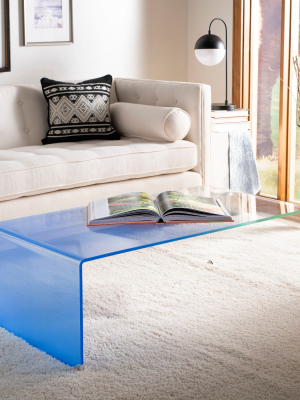 Crysta Ombre Glass Coffee Table - Safavieh