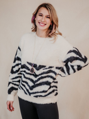 Bridget Tiger Striped Sweater