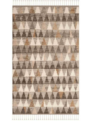 Kenya Triangle Ivory/multi Area Rug