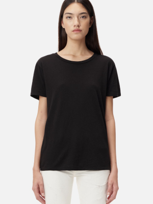 Jersey Relaxed Tee / Black