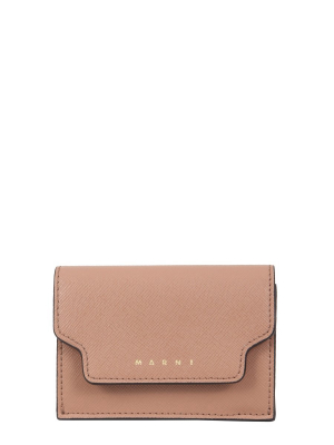 Marni Logo Printed Tri-folded Wallet