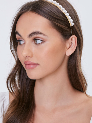 Faux Pearl Headband