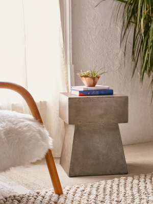 Concrete Side Table