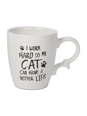 Tag My Cat Has A Better Life Mug