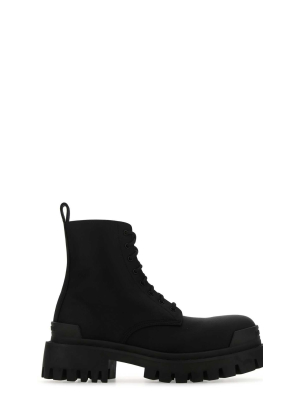 Balenciaga Chunky Sole Lace-up Boots