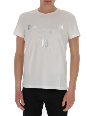 Balmain Metallic Logo T-shirt