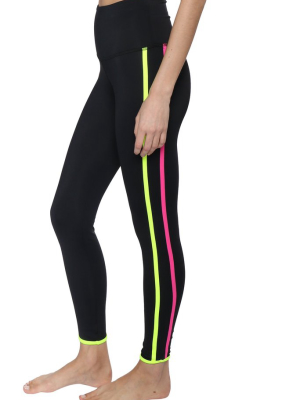 Strut This Havanna Ankle Legging Black/neon