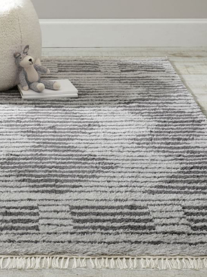 Arden Nursery Rug - Gray/black