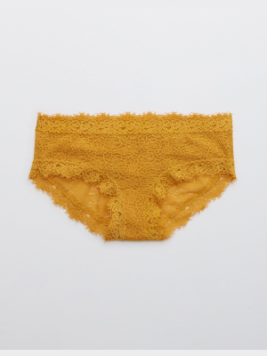 Aerie Eyelash Lace Boybrief Underwear